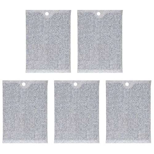 Monozoz Estropajos De Alambre - 5 Unidades Paños De Cocina No Rayan,Bayetas Autodrenantes Portátiles para Limpiar Utensilios Encimera Estufa Frutas Verduras