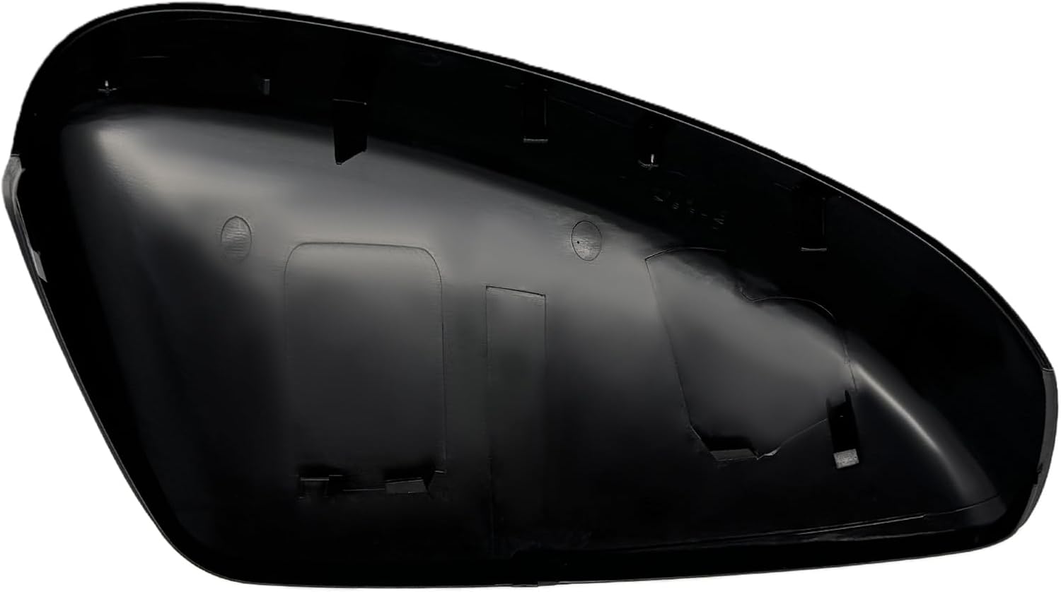 A-Premium Driver Side Rearview Mirror Cover Cap - Compatible with Mazda 3 2014 2015 2016 2017 2018 Sedan - Smooth Black, Built in Japan