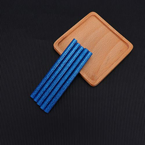 Bastões de cola quente com glitter Milisten, 60 peças, 12 cores, adesivos de derretimento a quente p