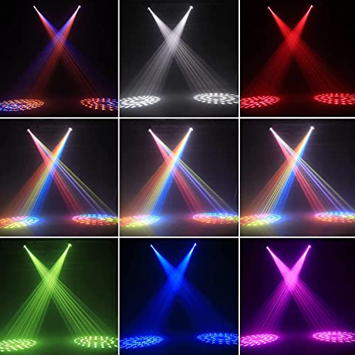 280W Moving Head Lights, Wzybuta 10R Beam Stage Lights Dj Lights 17 Gobos 15 Colors 16Ch Rainbow Effect High Brightness Spotlights Dmx512 Sound Activtaed, For Bar Stage Dj Disco Wedding Club Lighting #TOP6