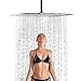 Suguword Regendusche Duschkopf Edelstahl deckenbrause Regenbrause Anti-Kalk-Düsen Duschkopf Wasserfall Quadratisch Regenduschkopf 40 x 40 cm / 16 Zoll