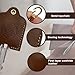 KARENSKEYS Handmade Leather Car Key Cover, Broken Loop Replacement, Sleeve With Keychain for Women, Men