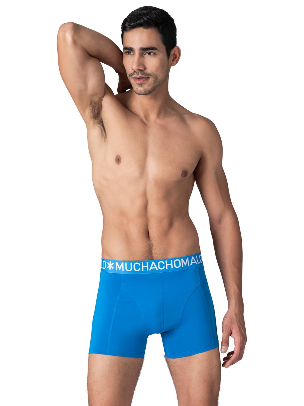 Muchachomalo Calzoncillos para Hombre, Ropa Interior Lisa de Algodón para Hombre, Pack de 7 Unidades, Bóxers Lisos de Corte Clásico con Cintura Elástica