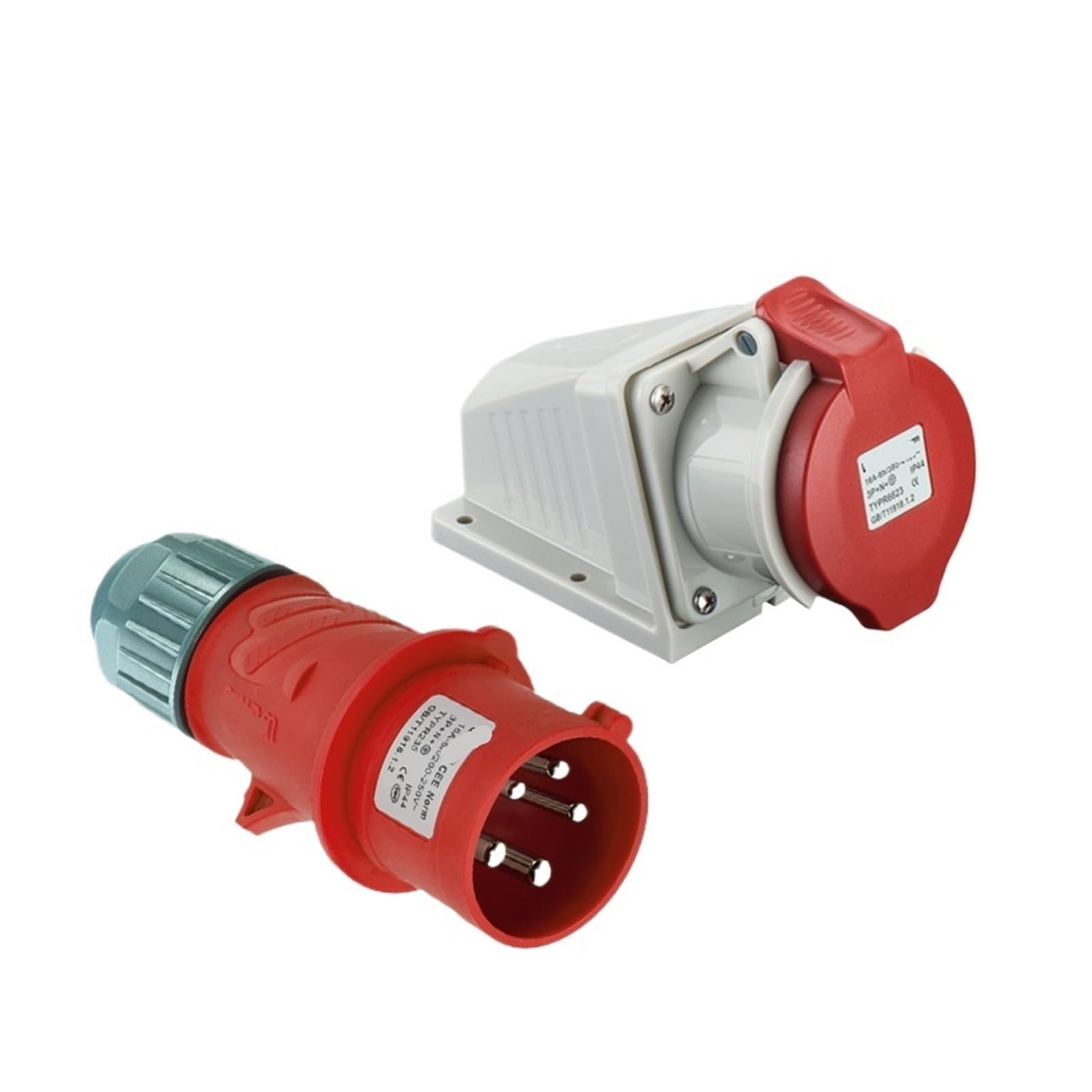 MUYTQAERG 5-core 16A Aviation Industry Plug and Socket Connector 6823TYP285/2823/5823(Core plug exposed socket)