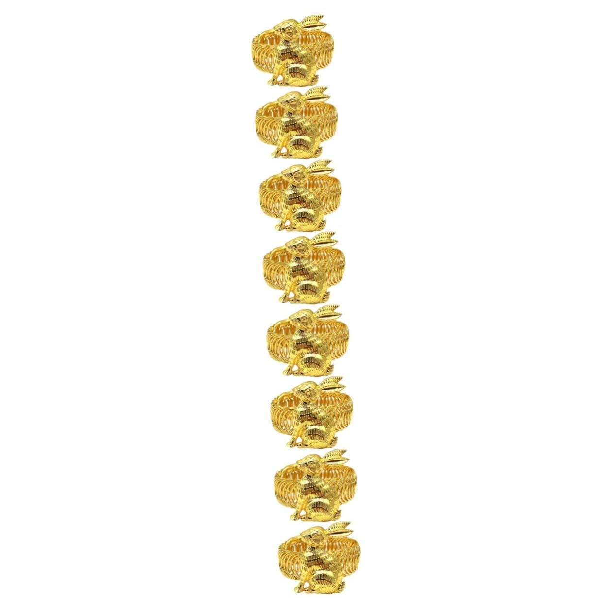 Alipis 4 Ensembles Boucle De Rideau Patères D'extérieur Para Bois De Cerf Guirlande De Verdure Patères Rustiques Ronds De Serviette De Printemps Belvédère Chaud Métal Golden 2 Pièces * 4