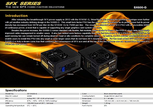 Build My PC, PC Builder, SilverStone Technology SX600-G