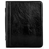Time Resistance Portfolio in Pelle – Borsa Portadocumenti con Maniglia per il Trasporto – Custodia Formato Tablet