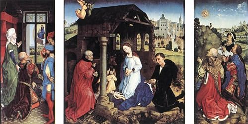 Toile Pierre Bladelin Rogier Van Der Weyden avec détails d'impression d'art premium