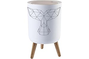 Origami Paper Trash Can With Lid