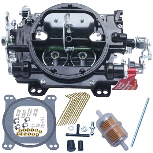 RoyalAir Manual Choke Carburetor 1405 Performer 600 CFM Square Bore 4-Barrel Carburetor Replace edelbrock 1405 and 14053 Carburetor All-Aluminum Construction(Black) -  GD HaiSunny, CMF-1405-600