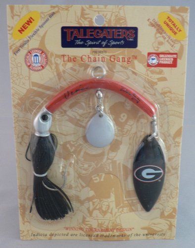 GEORGIA Bulldogs Spinner Football Basketball Fishing Fish Lure