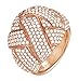 Produktbild ESPRIT Glamour Damen-Ring ES-LILAIA ROSE teilvergoldet Zirkonia transparent Gr. 54 (17.2) - ESRG02291C170