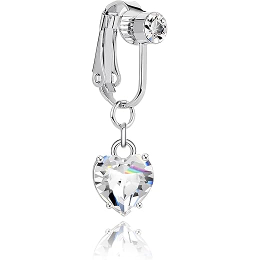 Fake Silver Belly Navel Clip 316L