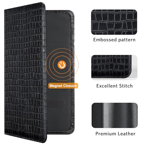 Image of CoBak Car Registration and Insurance Holder | Vehicle Glove Box Organizer, Auto Truck Compartment Document Case with Magnetic Closure for Insurance & Driver License