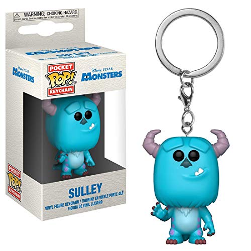 Funko Pop! Keychain: Monsters Inc. - Sulley Collectible Figure, Multicolor