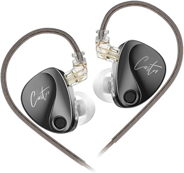 FAAEAL KZ Castor in-Ear Headphones,HiFi Improved Bass Tunable Earphone,Audiophiles Tuning Adjustable IEM,Dual Dynamic Drivers 2Pin Detachable Monitors with Adjusting Switch Bass Version No Mic