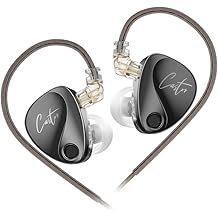 FAAEAL KZ Castor in-Ear Headphones,HiFi Improved Bass Tunable Earphone,Audiophiles Tuning Adjustable IEM,Dual Dynamic Drivers 2Pin Detachable Monitors with Adjusting Switch Bass Version No Mic