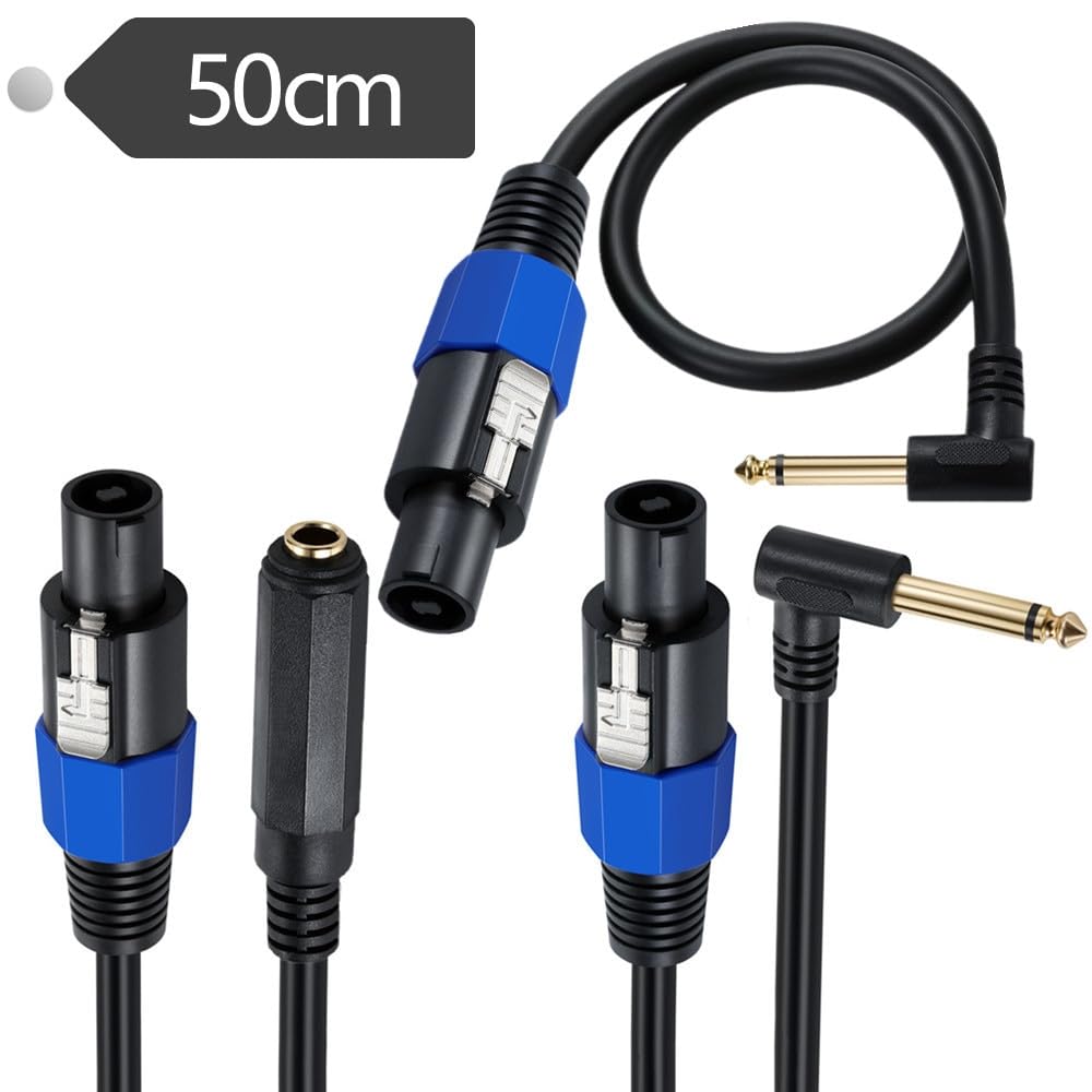 Elecan Cavo per altoparlanti da Speakon a maschio TS da 6