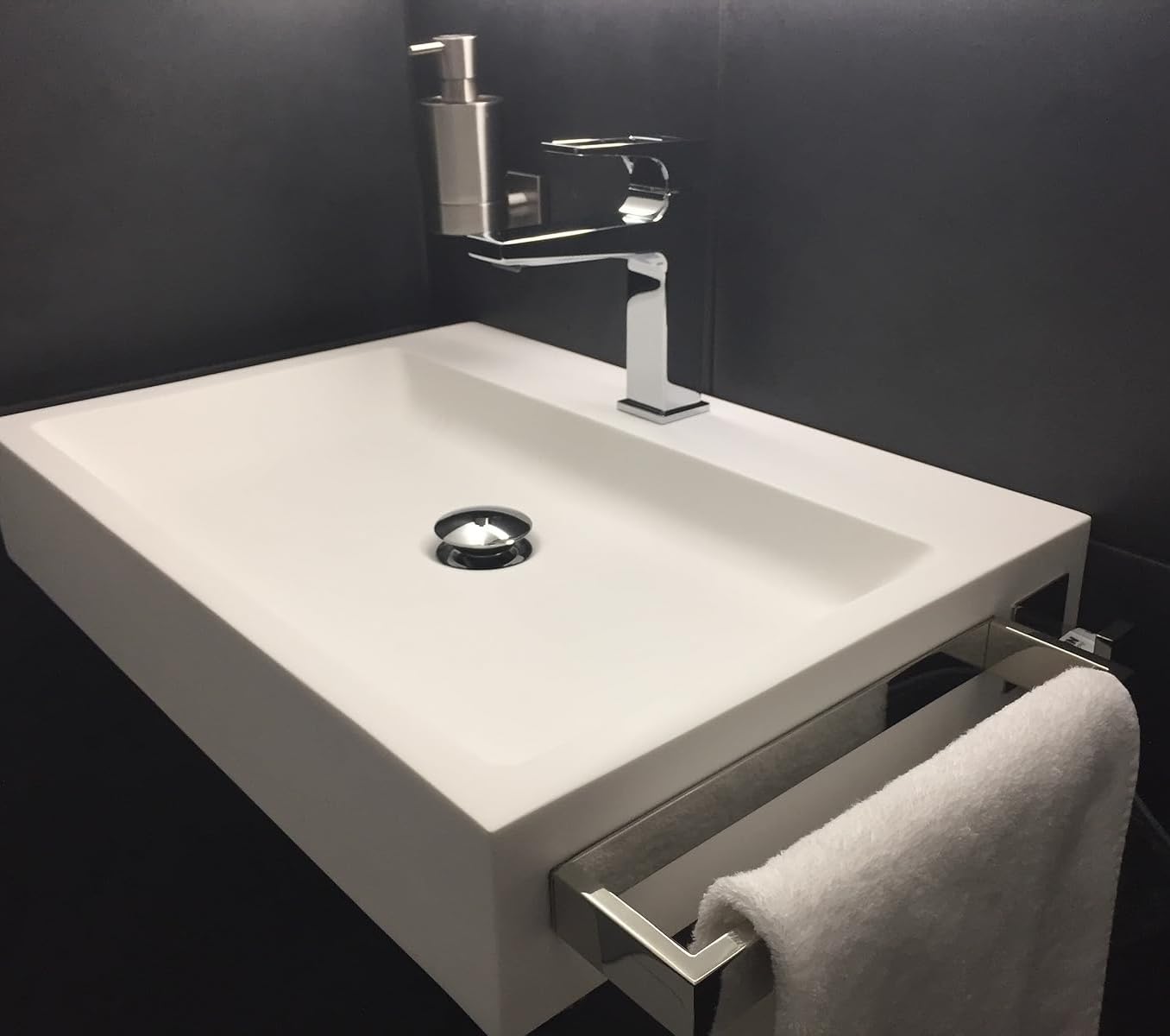 Toallero Autoadhesivo de Aceros Inoxidables Toallero de Pared Sin Perforación Cromado Toallero de Baño para Baño Cocina (40 cm)