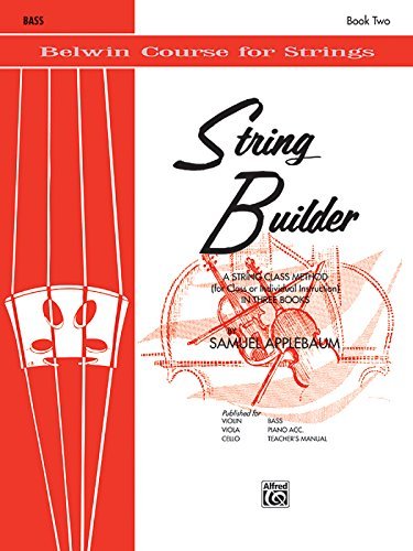 String Builder, Bk 2: Bass (Belwin Course for Strings) by Samuel Applebaum (1985-03-06)      Paperback