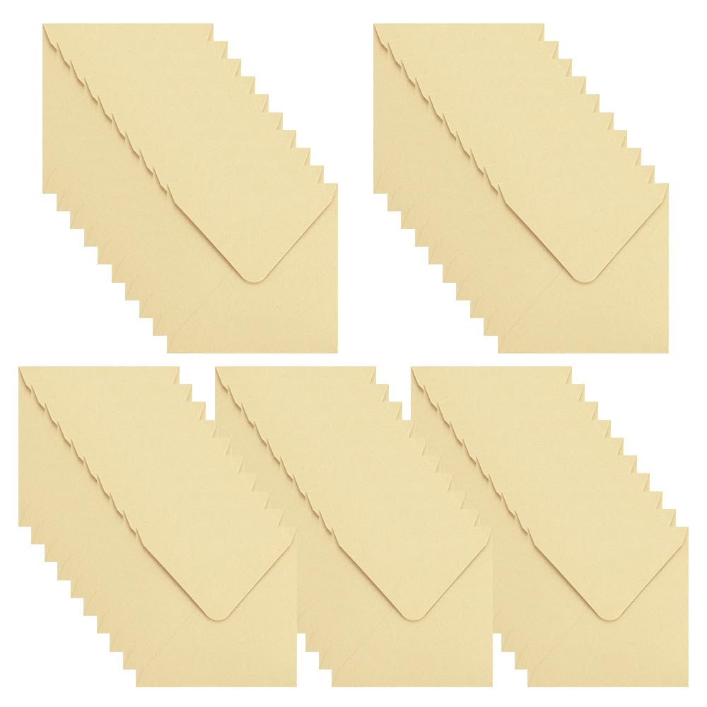 ZSUIQIN 50 Pcs Mini Envelopes, for Weddings and Festive Occasions