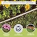 Suncast Plastic Landscape Edging Roll with Double Ridge Design, Flexible 5x20-Foot Coil for Gardens, Flower Beds, and Pathways, Black, Made in the USA