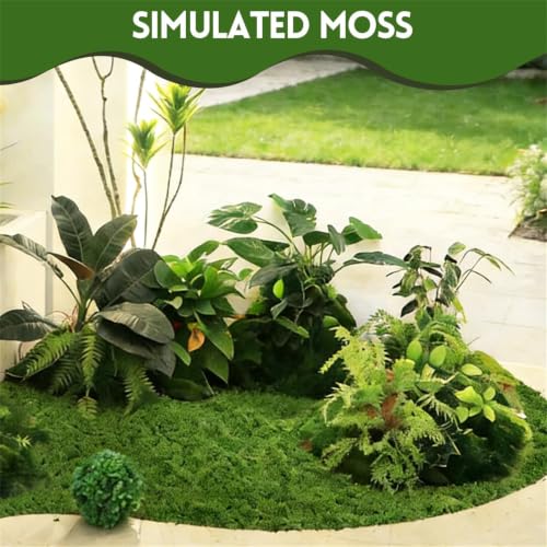 Alfombra de césped artificial para paisajismo en miniatura y proyectos de hogar 6