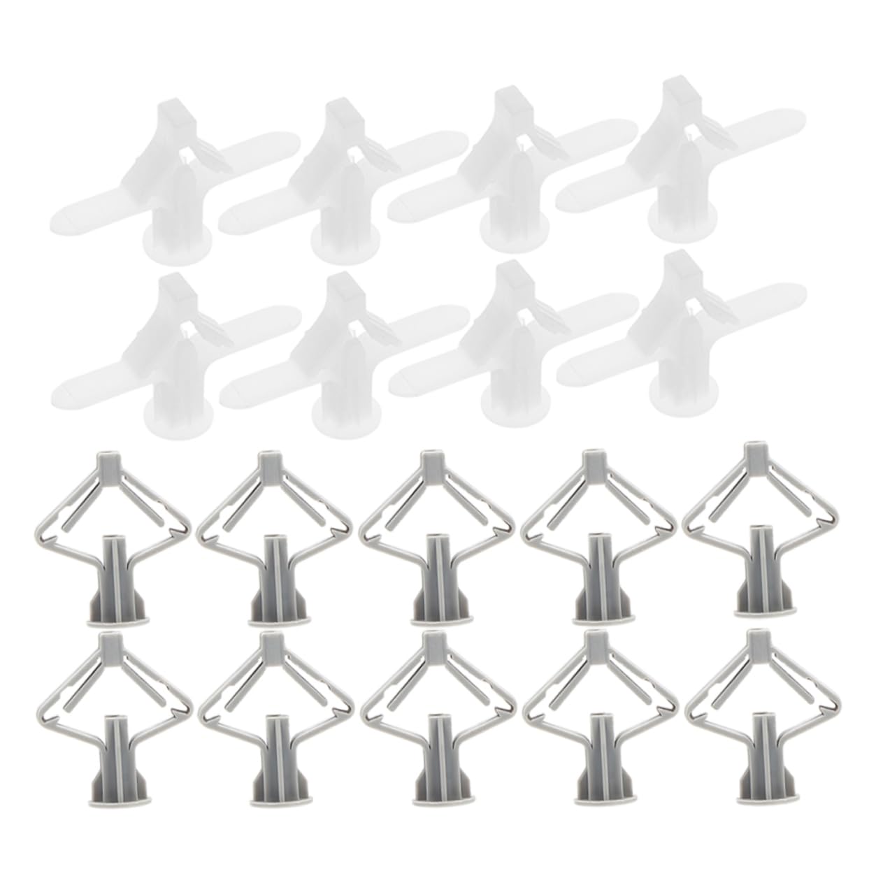 Cabilock Self-Drilling Drywall Anchors 400-piece Kit Heavy Duty Wall Anchors Easy-Thread Butterfly Expansion Bolts