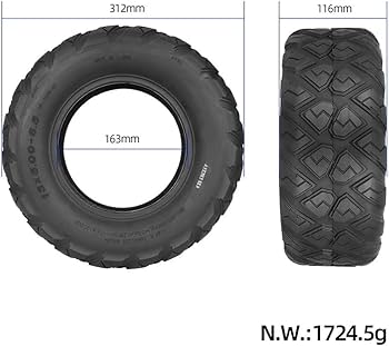 Amazon.co.jp: 肉厚バキュームタイヤ チューブレスオフロードタイヤ