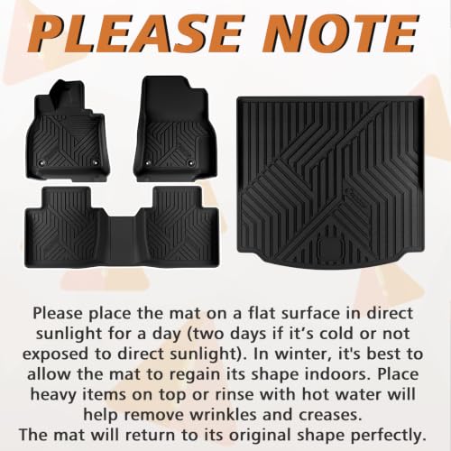Image of TripleAliners Floor Mats & Trunk Mat for 2026+ Mazda CX-5 CX5 Accessories | for 2026 2027 Mazda CX-5 CX5 Cargo Liner Protection Heavy Duty TPE Custom Fit Anti-Slip Liners (Floor & Trunk Mats)