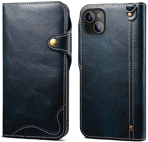 Funda iPhone 13 antichoque con tapa magnética y ranuras para guardar tarjetas