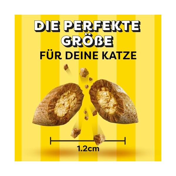 Dreamies Klassiker Katzensnacks mit Ente – Traumhaft knusprige Taschen mit zarter Füllung – 6 x 60g – Bild 7
