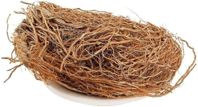 ORGANIC Khus Root - Vetiveria - Zizanioides - Vala - Kas Ramacham - Vetiver - Vettiver Root - खस की जड़ (200Grm)