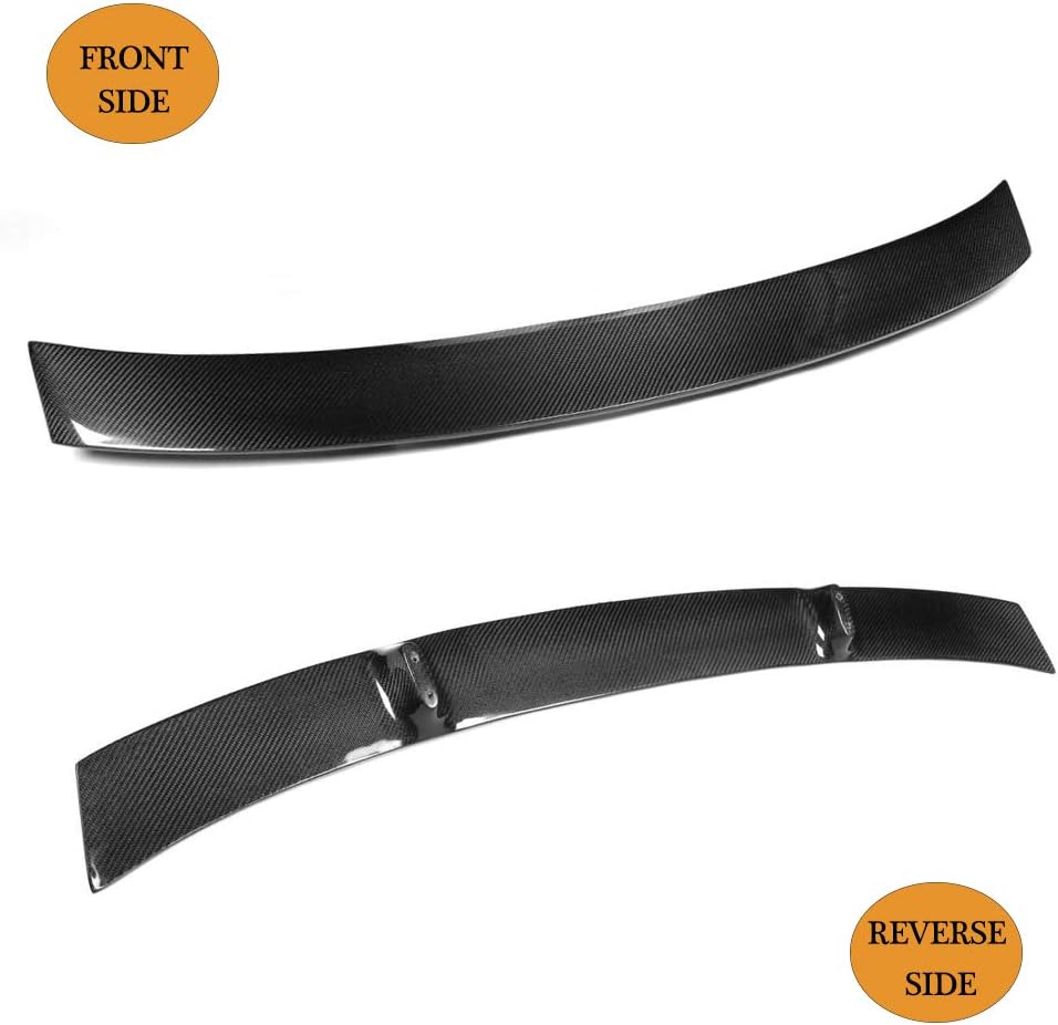 Trunk Spoiler fits Audi A3 8V Sline & S3 Sedan 2014-2018 Carbon Fiber CF Rear Boot Lid Sporty Highkick Wing Lip