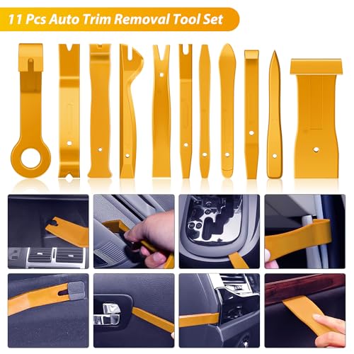 Image of GOOACC 88Pcs Trim Removal Tool Auto Push Pin Bumper Retainer Clip Set