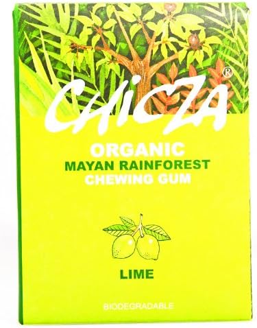 Natural Mayan Chewing Gum "Chicza" - Box Of 10 x 12 Lime Gums