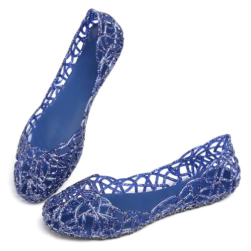 Image of Dear Time Women Flat Heel Summer Beach Jelly Shoes
