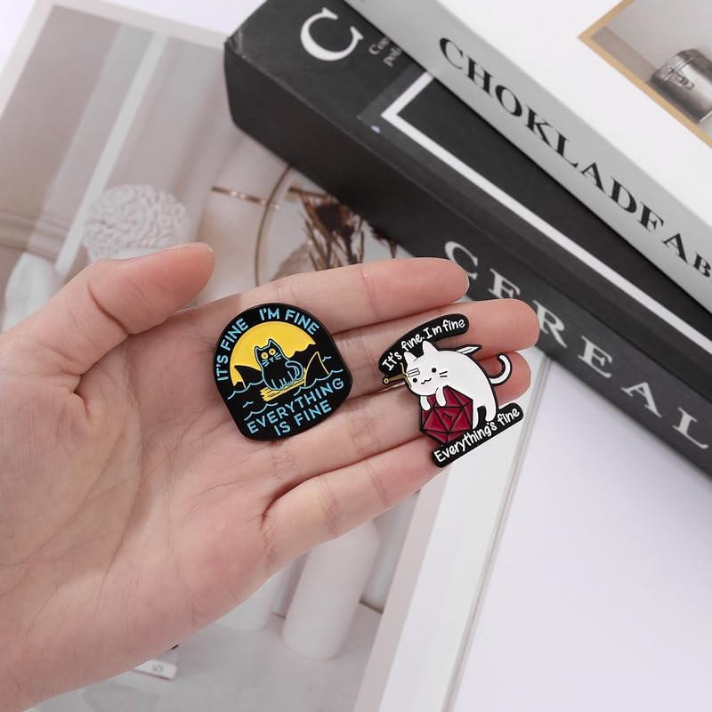 Image of Cute Cartoon Brooch Pins Enamel Brooches Lapel Pins Badge for Women Girls Children for Clothing Bag Decor