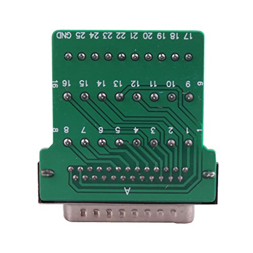 Adaptador conector DB25 macho con carcasa miniatura 2