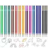 【Compatibles avec les stylos gel effaçables Legami】Les recharges de 4 mm de diamètre et 13 cm de longueur s'adaptent parfaitement au corps du stylo Legami de 0,7 mm, garantissant une écriture fluide et continue pour une expérience optimale.