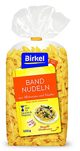 Birkel's No.1 Bandnudeln 8 mm, 8er Pack (8 x 500 g Beutel) Cover