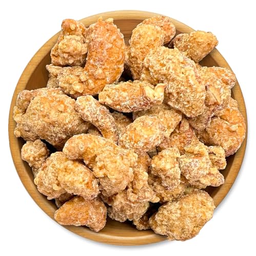 NY Spice Shop Coconut Crunch Cashews - 1 Pound Crunchy Snacks Whole Cashews Crispy Toasted Flakes of Coconut Bulk