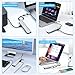 Denlane USB C Hub USB Hub 3.0 for Laptop, Upgrade 8 in 2 USB Splitter with USB-C/4 USB A Port Extender, TF/SD Card Slot, 3.5mm Audio Adapter, USBC USB Dongle for PC/Mac/MacBook/Laptop/iPad/Tablet