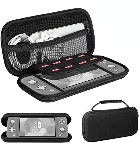 ZtotopCase Compatible with Nintendo Switch Lite 2019, Portable Travel Carrying Case Slim Protective Hard Shell for Console /Small Accessories, Black ZtotopCase Compatible with Nintendo Switch Lite 2019, Portable Travel Carrying Case Slim Protective Hard Shell for Console /Small Accessories, Black