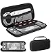 Ztotop Case and Tempered Glass Screen Protector for Nintendo Switch Lite 2019, Portable Travel Carrying Case Slim Protective Hard Shell Storage for Nintendo Switch Lite Games/Accessories, Jet