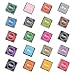 Craft Ink Pad Stamps Partner DIY Color,20 Color Rainbow Finger Ink Pad for Kid's Making Scrapbooking Card, Paper, Wood Fabric, Kid's Rubber Stamp, Beautiful Water-Soluble Colors, Pack of 20.