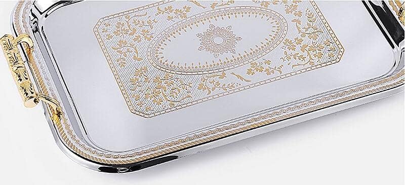 卓上ステンレススチールスタイリッシュ ワイン盆地付き 長方形 ジンワインセット レストラン ティーカップ ティーKTV ビュッフェ