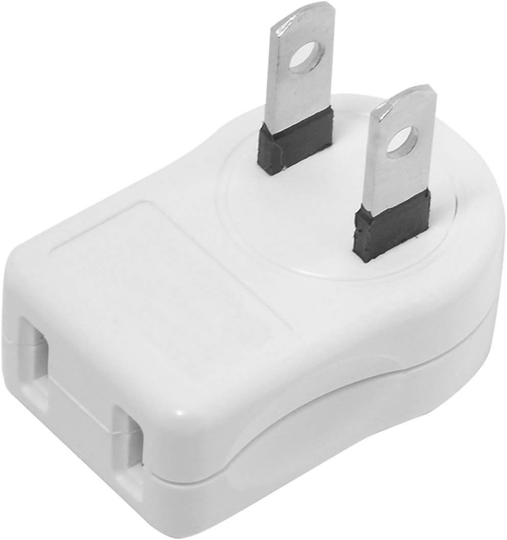 xiwai NEMA 1-15P USA Outlet Saver Power Extension Adapter 2-Prong 2 Outlets 90 Degree Up Down Angled