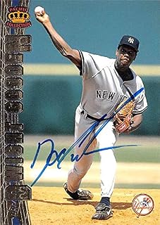 Dwight Gooden autographed baseball card  New York Yankees Doc  1997 Pacific #151 - Compare price