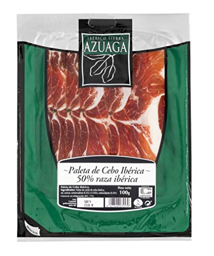 Azuaga - Lonchas De Paleta De Cebo Ibérica Envasadas Al Vacío 100 g